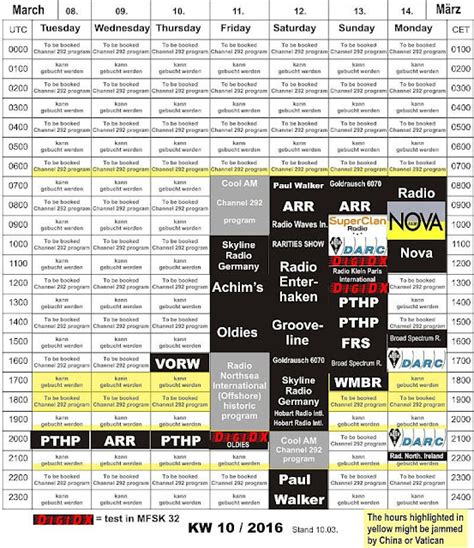 channel 292 schedule